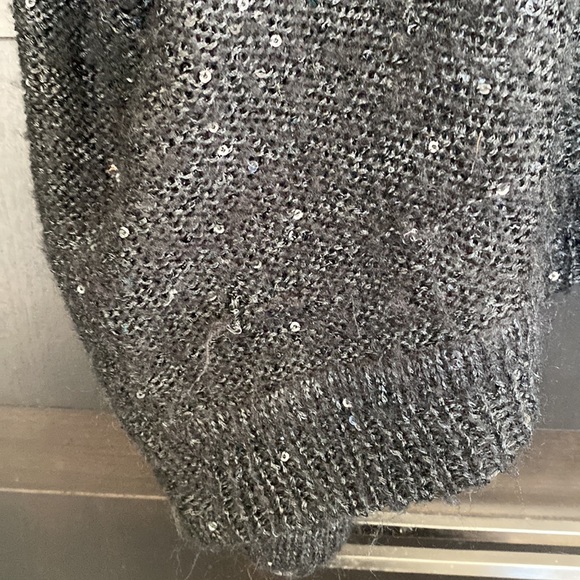 Bar III 3/4 sleeve sequence cardigan. - Picture 3 of 4